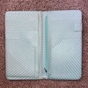 Mermaid-print server booklet, EUC!